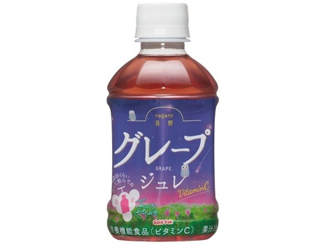 【ケース販売】ゴールドパック 長野グレープジュレ Ｐ２７５ｍｌ  ×24 【全国送料無料】(一部地域別途)・まとめ買い・防災備蓄にも最適の画像