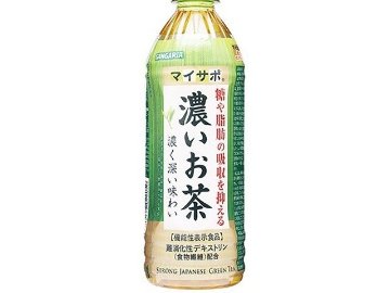 【ケース販売】サンガリア マイサポ濃いお茶 Ｐ５００ｍｌ ×24 【全国送料無料】(一部地域別途)・まとめ買い・防災備蓄にも最適の画像