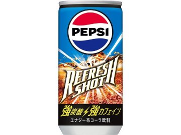 【ケース販売】ペプシ リフレッシュショット ２００ｍｌ  ×30 【全国送料無料】(一部地域別途)・まとめ買い・防災備蓄にも最適の画像