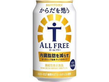 【ケース販売】サントリー からだを想うオールフリー ３５０ｍｌ  ×6 【全国送料無料】(一部地域別途)・まとめ買い・防災備蓄にも最適の画像