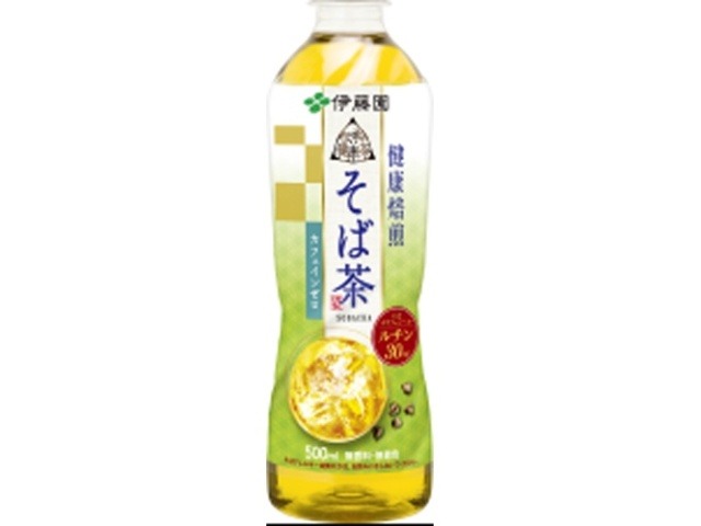 【ケース販売】伊藤園 健康焙煎そば茶 自販機用Ｐ５００ｍｌ  ×24 【全国送料無料】(一部地域別途)・まとめ買い・防災備蓄にも最適の画像