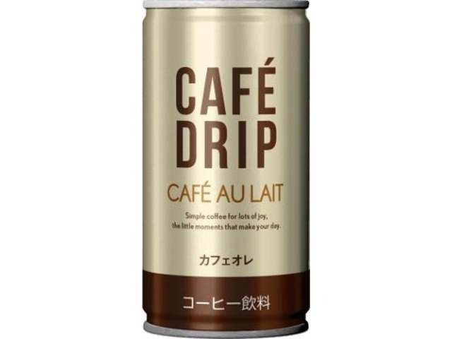 【ケース販売】富永 カフェドリップ カフェオレ缶１８５ｇ ×30 【全国送料無料】(一部地域別途)・まとめ買い・防災備蓄にも最適の画像