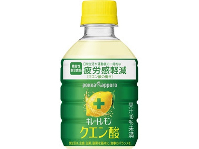 【ケース販売】ポッカサッポロフード キレートレモンクエン酸Ｐ５２５ｍｌ  ×24 【全国送料無料】(一部地域別途)・まとめ買い・防災備蓄にも最適の画像