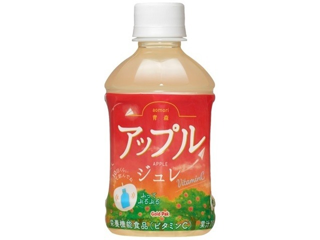 【ケース販売】ゴールドパック 青森アップルジュレ Ｐ２７５ｍｌ  ×24 【全国送料無料】(一部地域別途)・まとめ買い・防災備蓄にも最適の画像