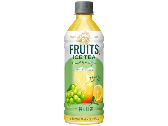 【ケース販売】午後の紅茶 白ぶどうとレモン Ｐ５００ｍｌ  ×24 【全国送料無料】(一部地域別途)・まとめ買い・防災備蓄にも最適の画像