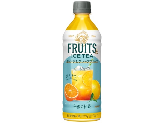【ケース販売】午後の紅茶 オレンジとグレープフルーツＰ５００ｍｌ  ×24 【全国送料無料】(一部地域別途)・まとめ買い・防災備蓄にも最適の画像