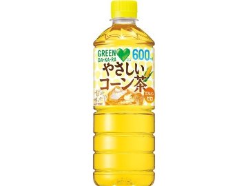 【ケース販売】ＧＲＥＥＮ ＤＡＫＡＲＡやさしいコーン茶Ｐ６００  ×24 【全国送料無料】(一部地域別途)・まとめ買い・防災備蓄にも最適の画像