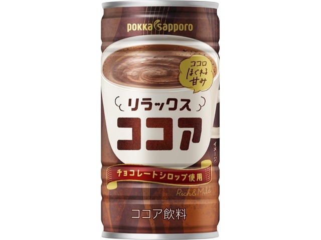 【ケース販売】ポッカサッポロフード リラックスココア１９０ｇ  ×30 【全国送料無料】(一部地域別途)・まとめ買い・防災備蓄にも最適の画像