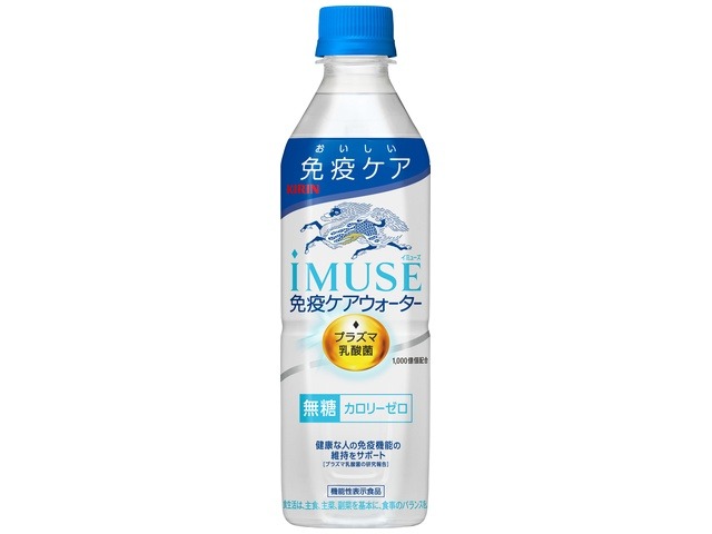 【ケース販売】キリン イミューズ 免疫ケアウォーターＰ５００ｍｌ  ×24 【全国送料無料】(一部地域別途)・まとめ買い・防災備蓄にも最適の画像