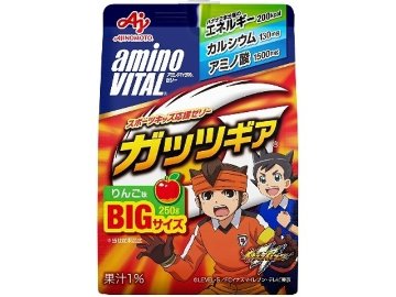 【ケース販売】味の素 アミノＶ ガッツギアりんご味 ２５０ｇ ×24 【全国送料無料】(一部地域別途)・まとめ買い・防災備蓄にも最適の画像