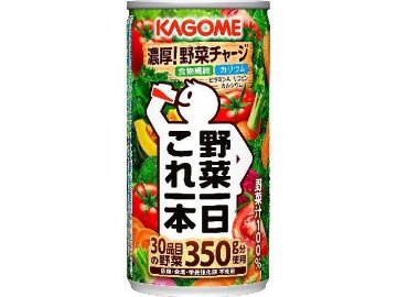 【ケース販売】カゴメ 野菜一日これ一本 １９０ｇ  ×30 【全国送料無料】(一部地域別途)・まとめ買い・防災備蓄にも最適の画像