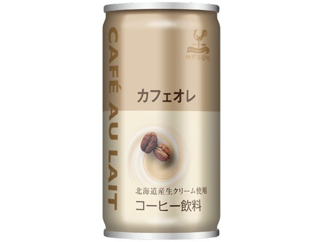【ケース販売】神戸居留地 カフェオレ缶１８５ｇ ×30 【全国送料無料】(一部地域別途)・まとめ買い・防災備蓄にも最適の画像
