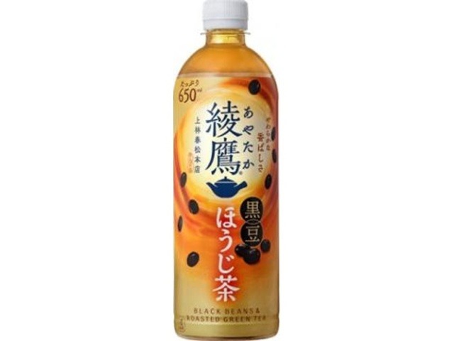 【ケース販売】綾鷹 黒豆ほうじ茶 Ｐ６５０ｍｌ  ×24 【全国送料無料】(一部地域別途)・まとめ買い・防災備蓄にも最適の画像