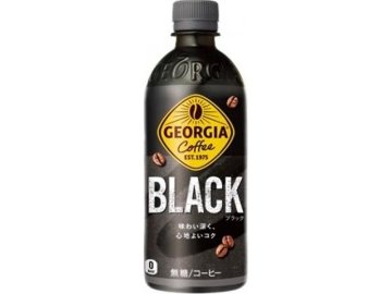 【ケース販売】ジョージア ブラック Ｐ５００ｍｌ  ×24 【全国送料無料】(一部地域別途)・まとめ買い・防災備蓄にも最適の画像
