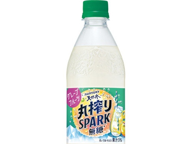 【ケース販売】サントリー 天然水ＳＰＡＲＫグレフル Ｐ５００ｍｌ  ×24 【全国送料無料】(一部地域別途)・まとめ買い・防災備蓄にも最適の画像