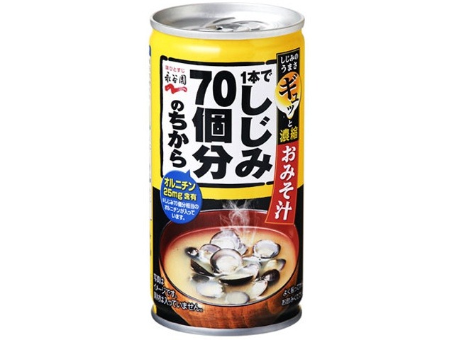 【ケース販売】永谷園 しじみ７０個のちから缶みそ汁缶１９０ｇ  ×30 【全国送料無料】(一部地域別途)・まとめ買い・防災備蓄にも最適の画像