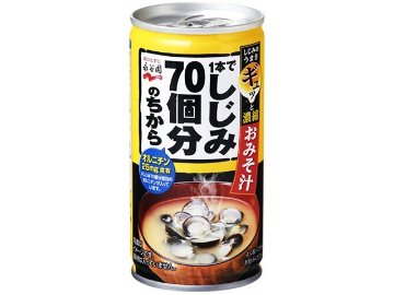 【ケース販売】永谷園 しじみ７０個のちから缶みそ汁缶１９０ｇ  ×30 【全国送料無料】(一部地域別途)・まとめ買い・防災備蓄にも最適の画像