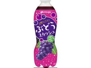 【ケース販売】伊藤園 ２種のこだわりぶどうスカッシュＰ４５０ｍｌ ×24 【全国送料無料】(一部地域別途)・まとめ買い・防災備蓄にも最適の画像