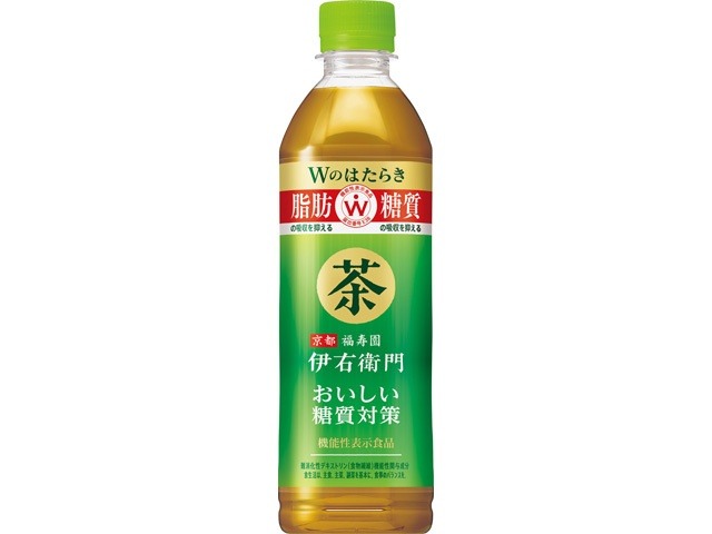 【ケース販売】伊右衛門 機能性表示おいしい糖質対策手売用Ｐ５００  ×24 【全国送料無料】(一部地域別途)・まとめ買い・防災備蓄にも最適の画像