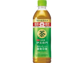 【ケース販売】伊右衛門 機能性表示おいしい糖質対策手売用Ｐ５００  ×24 【全国送料無料】(一部地域別途)・まとめ買い・防災備蓄にも最適の画像