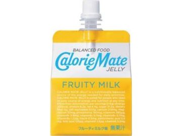 【ケース販売】カロリーメイトゼリー フルーティミルク味 ２１５ｇ ×24 【全国送料無料】(一部地域別途)・まとめ買い・防災備蓄にも最適の画像