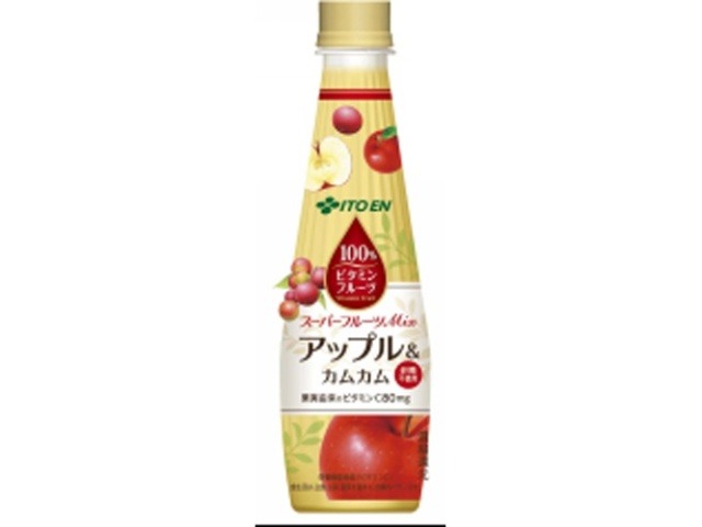 【ケース販売】伊藤園 ビタミンフルーツ りんごＭｉｘ Ｐ３４０ｇ ×24 【全国送料無料】(一部地域別途)・まとめ買い・防災備蓄にも最適の画像