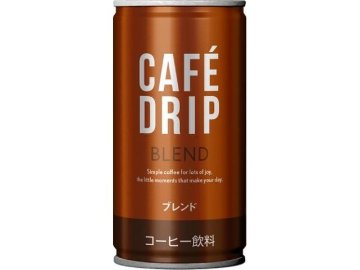 【ケース販売】富永 カフェドリップ ブレンドコーヒー缶１８５ｇ ×30 【全国送料無料】(一部地域別途)・まとめ買い・防災備蓄にも最適の画像