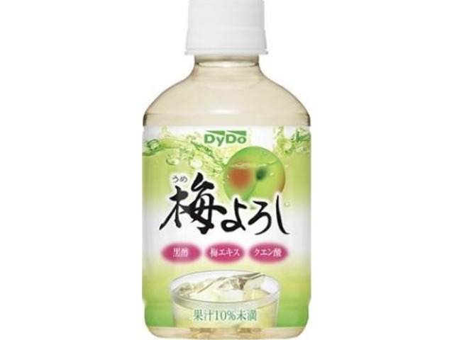 【ケース販売】ダイドー 梅よろし Ｐ２８０ｍｌ ×24 【全国送料無料】(一部地域別途)・まとめ買い・防災備蓄にも最適の画像
