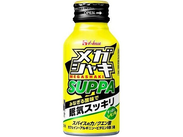 【ケース販売】ハウスウェルネスフーズ メガシャキ ＳＵＰＰＡ１００ｍｌ ×30 【全国送料無料】(一部地域別途)・まとめ買い・防災備蓄にも最適の画像