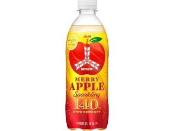 【ケース販売】三ツ矢 ＭＥＲＲＹＡＰＰＬＥスパーク Ｐ５００ｍｌ ×24 【全国送料無料】(一部地域別途)・まとめ買い・防災備蓄にも最適の画像