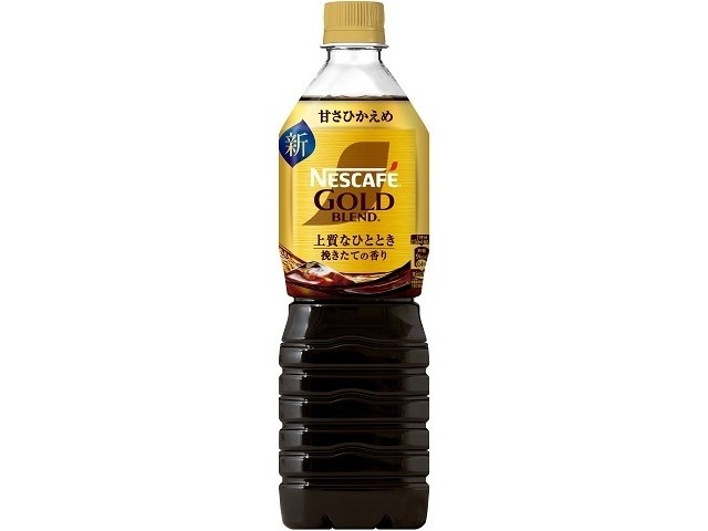 【ケース販売】ゴールドブレンド ボトル甘さひかえめ ９００ｍｌ  ×12 【全国送料無料】(一部地域別途)・まとめ買い・防災備蓄にも最適の画像