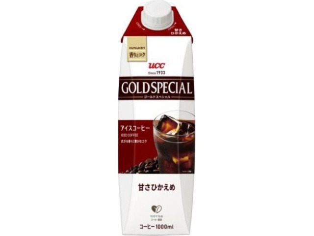 【ケース販売】ＵＣＣ ゴールドＳＰアイス甘さ控えめ１０００ｍｌ ×12 【全国送料無料】(一部地域別途)・まとめ買い・防災備蓄にも最適の画像