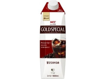 【ケース販売】ＵＣＣ ゴールドＳＰアイス甘さ控えめ１０００ｍｌ ×12 【全国送料無料】(一部地域別途)・まとめ買い・防災備蓄にも最適の画像