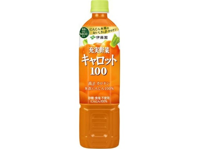 【ケース販売】伊藤園 充実野菜キャロット１００Ｐ７４０ｇ ×15 【全国送料無料】(一部地域別途)・まとめ買い・防災備蓄にも最適の画像