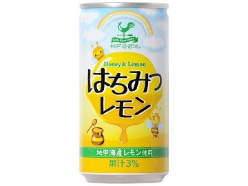 【ケース販売】富永 神戸居留地 はちみつレモン缶１８５ｍｌ ×30 【全国送料無料】(一部地域別途)・まとめ買い・防災備蓄にも最適の画像