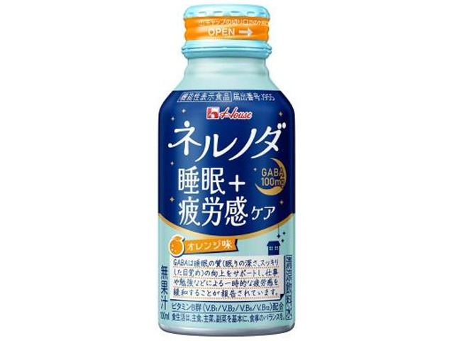 【ケース販売】ハウスウェルネスフーズ ネルノダ 睡眠＋疲労感ケア缶１００ｍｌ ×30 【全国送料無料】(一部地域別途)・まとめ買い・防災備蓄にも最適の画像