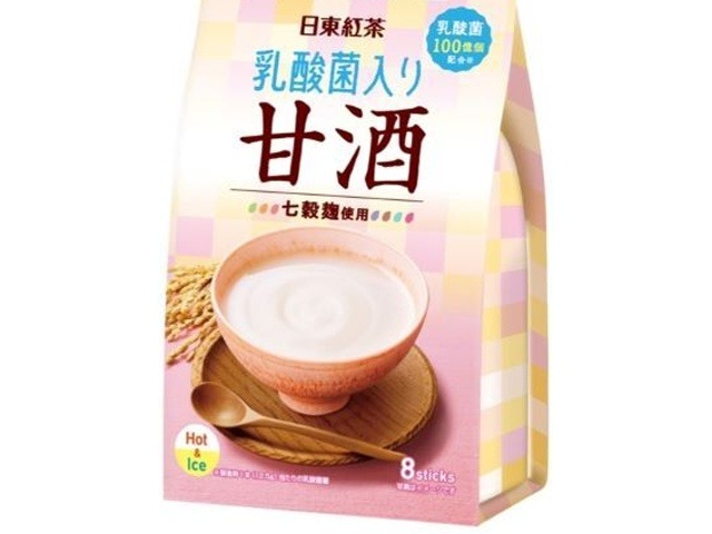 【ケース販売】日東紅茶 乳酸菌入り甘酒 ８本 ×24 【全国送料無料】(一部地域別途)・まとめ買い・防災備蓄にも最適の画像