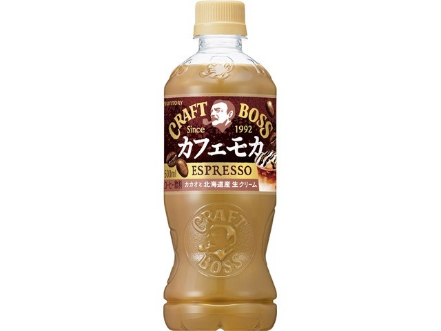 【ケース販売】クラフトボス カフェモカ Ｐ５００ｍｌ  ×24 【全国送料無料】(一部地域別途)・まとめ買い・防災備蓄にも最適の画像
