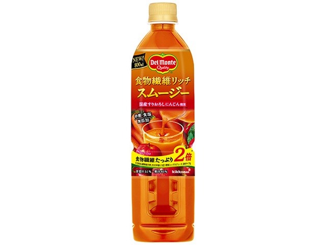 【ケース販売】ＤＭ 食物繊維リッチスムージー８００ｍｌ ×15 【全国送料無料】(一部地域別途)・まとめ買い・防災備蓄にも最適の画像