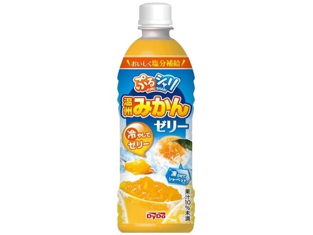 【ケース販売】ダイドー ぷるシャリ温州みかんゼリーＰ４９０ｍｌ ×24 【全国送料無料】(一部地域別途)・まとめ買い・防災備蓄にも最適の画像