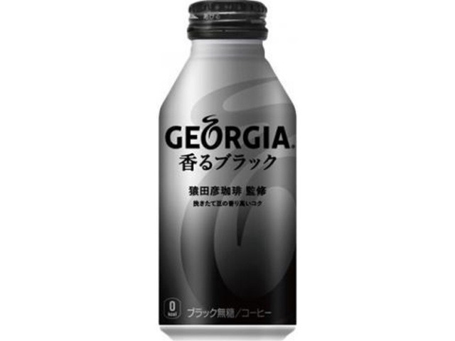 【ケース販売】ジョージア 香るブラック Ｂ缶４００ｍｌ  ×24 【全国送料無料】(一部地域別途)・まとめ買い・防災備蓄にも最適の画像
