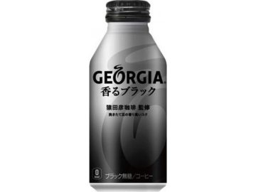 【ケース販売】ジョージア 香るブラック Ｂ缶４００ｍｌ  ×24 【全国送料無料】(一部地域別途)・まとめ買い・防災備蓄にも最適の画像