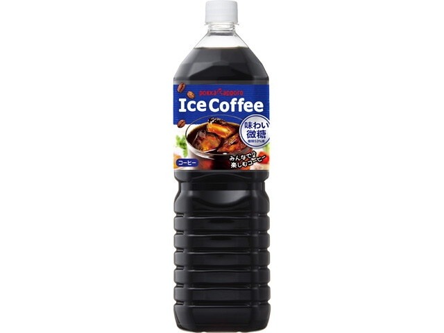 【ケース販売】ポッカサッポロフード アイスコーヒー味わい微糖 １．５Ｌ ×8 【全国送料無料】(一部地域別途)・まとめ買い・防災備蓄にも最適の画像