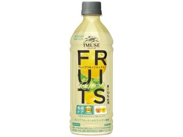 【ケース販売】キリン イミューズ グレープフルーツＰ５００ｍｌ  ×24 【全国送料無料】(一部地域別途)・まとめ買い・防災備蓄にも最適の画像