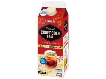 【ケース販売】日東紅茶 クラフトコーラベース４８０ｍｌ  ×12 【全国送料無料】(一部地域別途)・まとめ買い・防災備蓄にも最適の画像
