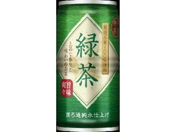 【ケース販売】富永 神戸茶房 緑茶缶１８５ｍｌ  ×30 【全国送料無料】(一部地域別途)・まとめ買い・防災備蓄にも最適の画像