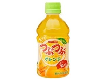 【ケース販売】サンガリア つぶつぶオレンジ Ｐ２８０ｍｌ ×24 【全国送料無料】(一部地域別途)・まとめ買い・防災備蓄にも最適の画像