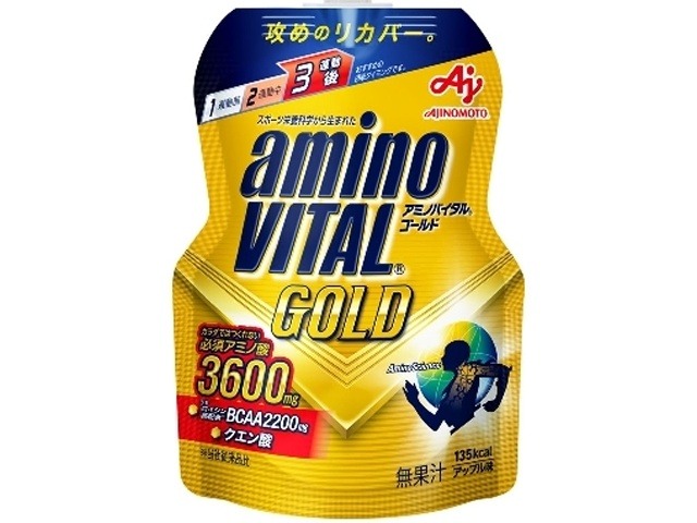 【ケース販売】味の素 アミノバイタルＧＯＬＤゼリー１３５ｇ ×24 【全国送料無料】(一部地域別途)・まとめ買い・防災備蓄にも最適の画像