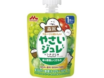 【ケース販売】森乳 フルーツでおいしいやさいジュレ 緑７０ｇ ×36 【全国送料無料】(一部地域別途)・まとめ買い・防災備蓄にも最適の画像