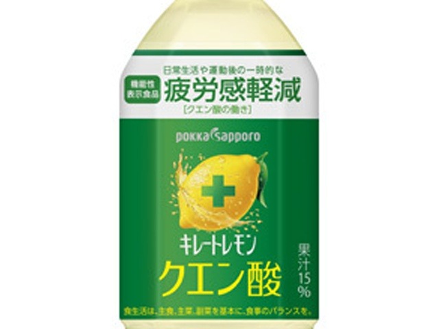 【ケース販売】ポッカサッポロフード キレートレモンクエン酸Ｐ９００ｍｌ  ×12 【全国送料無料】(一部地域別途)・まとめ買い・防災備蓄にも最適の画像